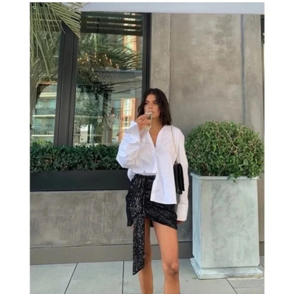 Lioness black sequin mini skirt - Picture 5 of 15